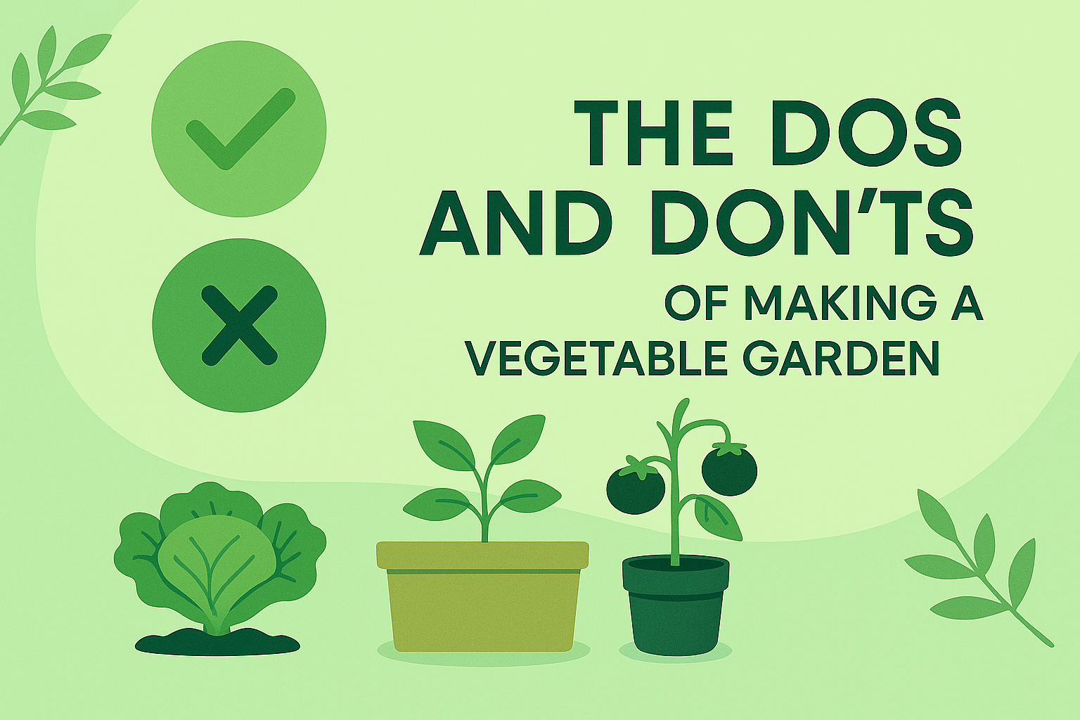The Dos and Don'ts of Making a Vegetable Garden