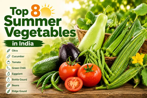 Top 8 Summer Vegetables in India: Best Vegetables for Summer Gardening