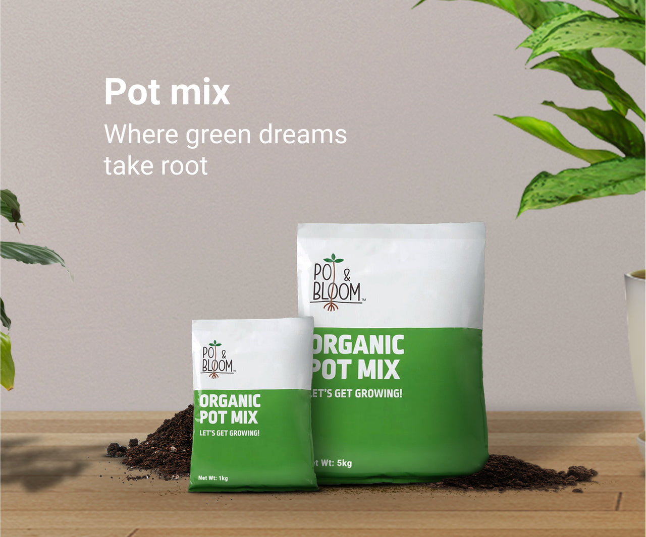 Potting Soil Buy Pot Mix for Plant Nutrition Online at Pot and Bloom