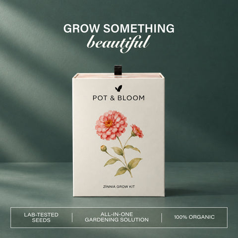 Zinnia Grow Kit  (4 Inch Kit)