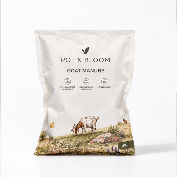 GOAT Manure | Organic Fertilizer for Plants – Pot & Bloom