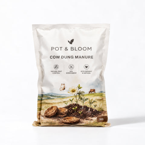 Cow Dung Manure | Organic Fertilizer for Plants – Pot & Bloom