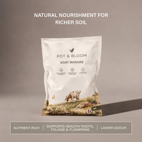 GOAT Manure | Organic Fertilizer for Plants – Pot & Bloom
