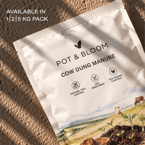Cow Dung Manure | Organic Fertilizer for Plants – Pot & Bloom