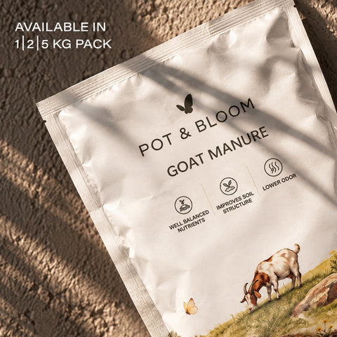 GOAT Manure | Organic Fertilizer for Plants – Pot & Bloom