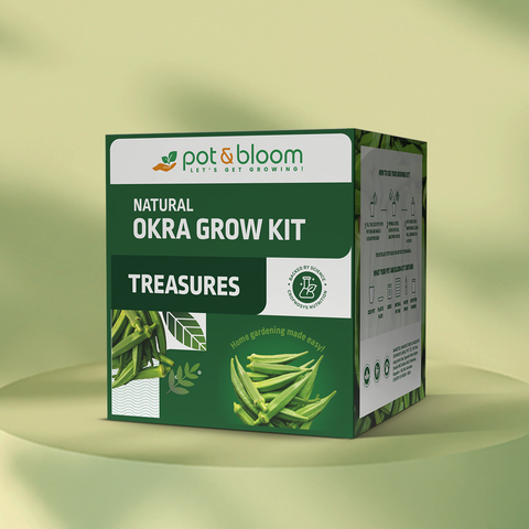 Treasures Okra Grow Kit
