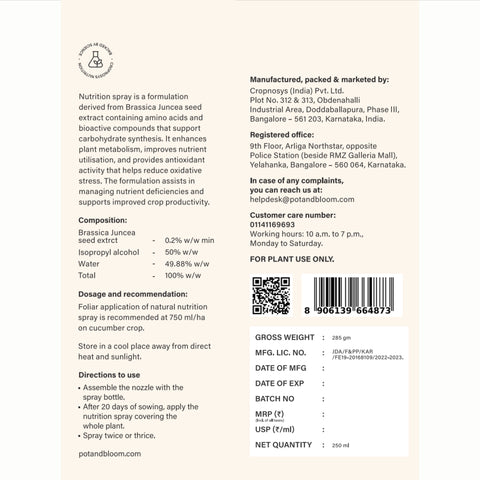 Biostimulant Natural Protection Spray