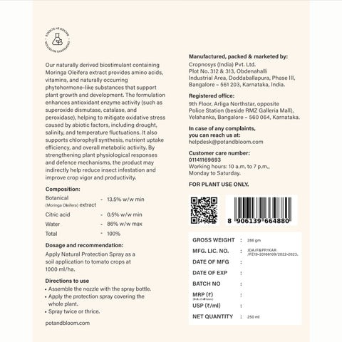 Biostimulant Natural Nutrient Spray