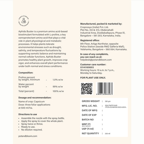Biostimulant APHIDS Buster
