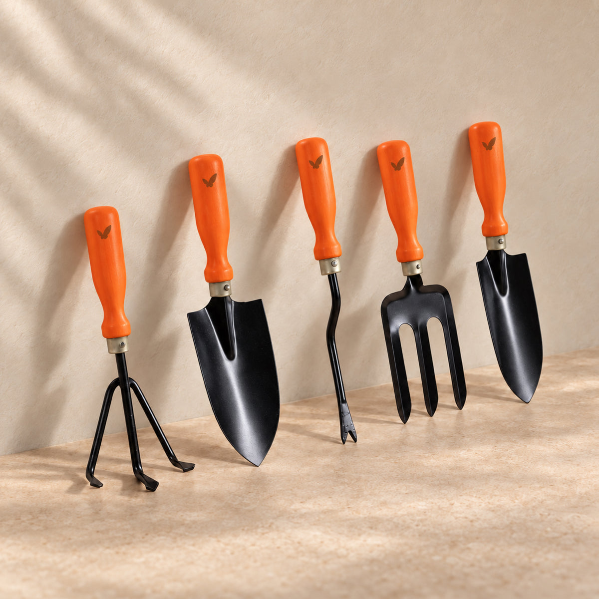 Pot & Bloom Gardening Tools Kit for Home Garden – 5 Pcs Garden Tools Set
