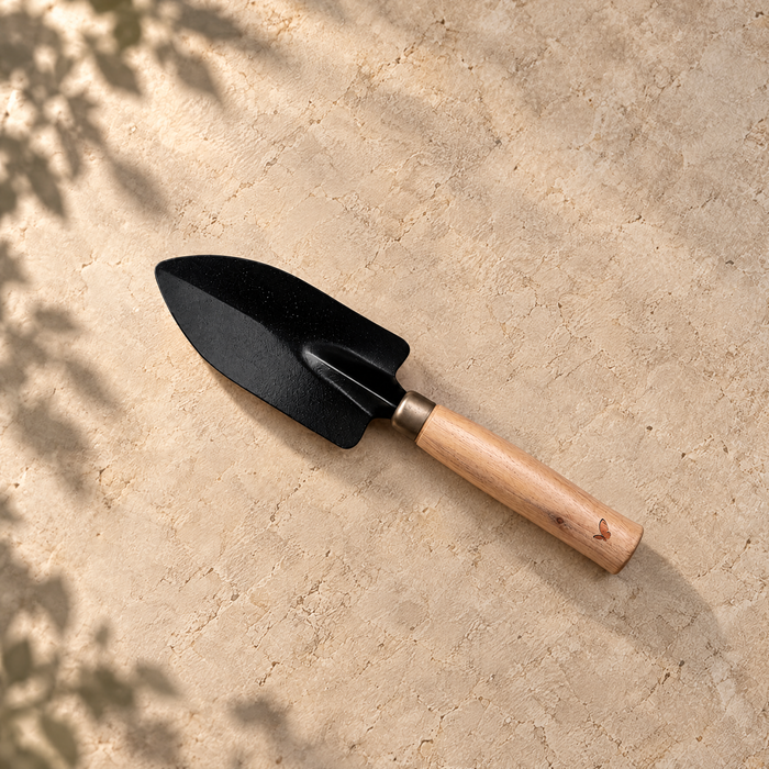 Trowel with Wooden Handle