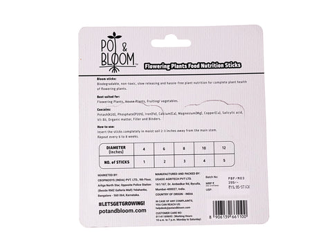Flowering Plant Food Nutrition Sticks